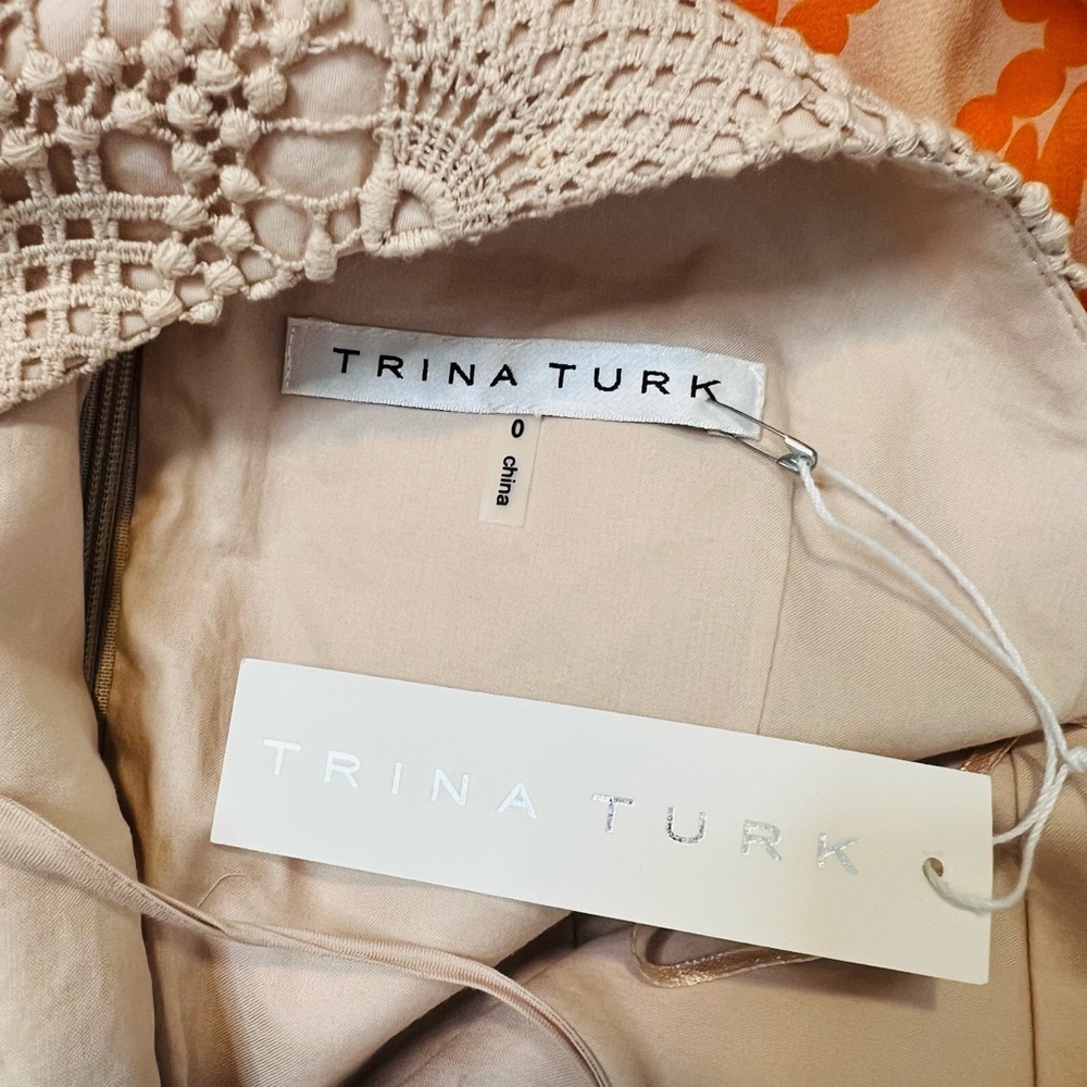 NWT! Trina Turk Anargosa Desert Maxi Dress. Size 0. - Picture 11 of 12
